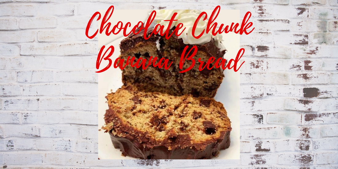 dark chocolate chunk banana bread