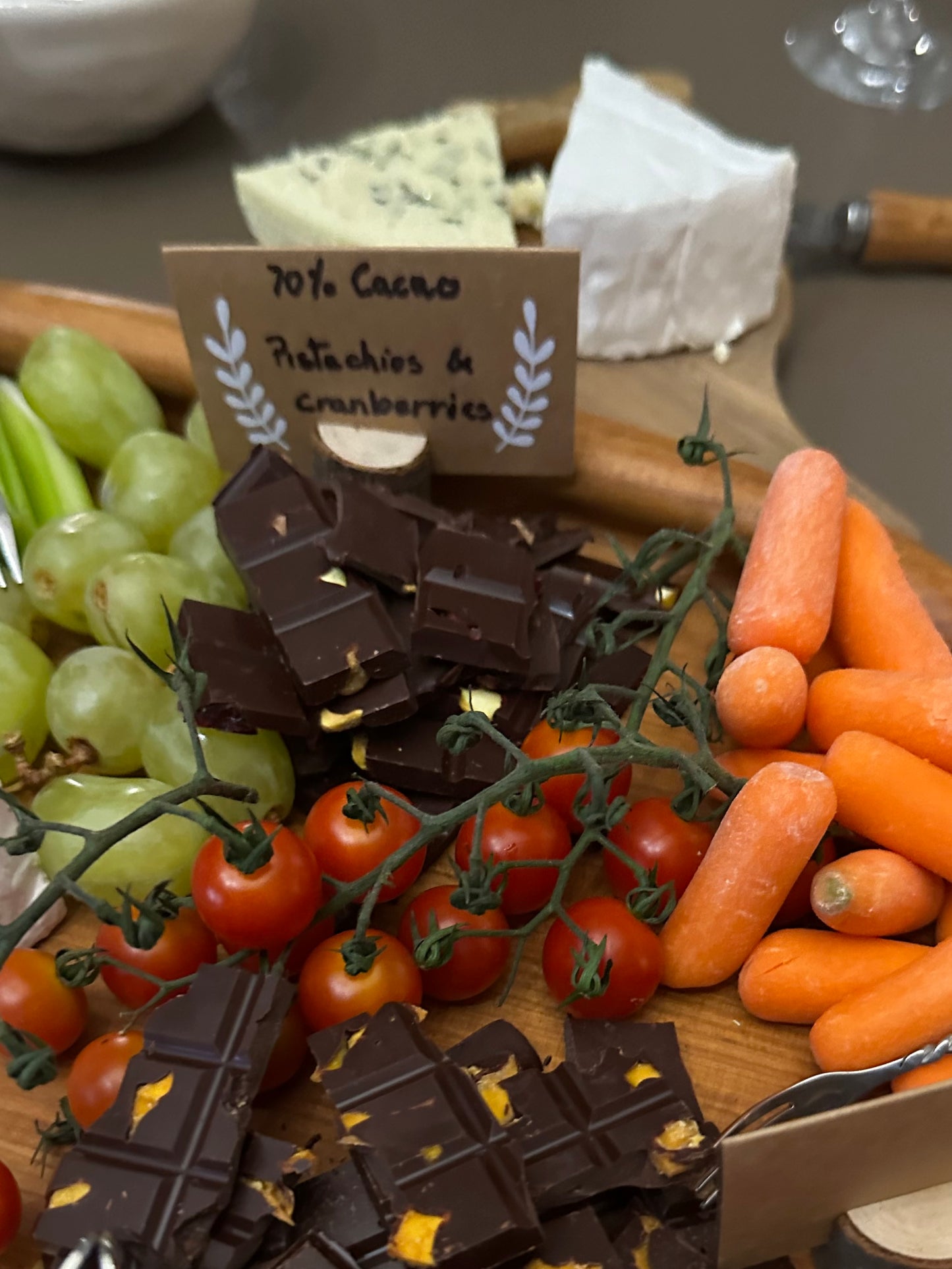 Tart Cherry & Rosemary chocolate bar