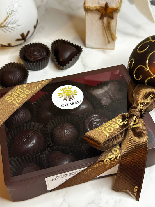 Tempered Chocolate Truffle Box- 12 pieces/box