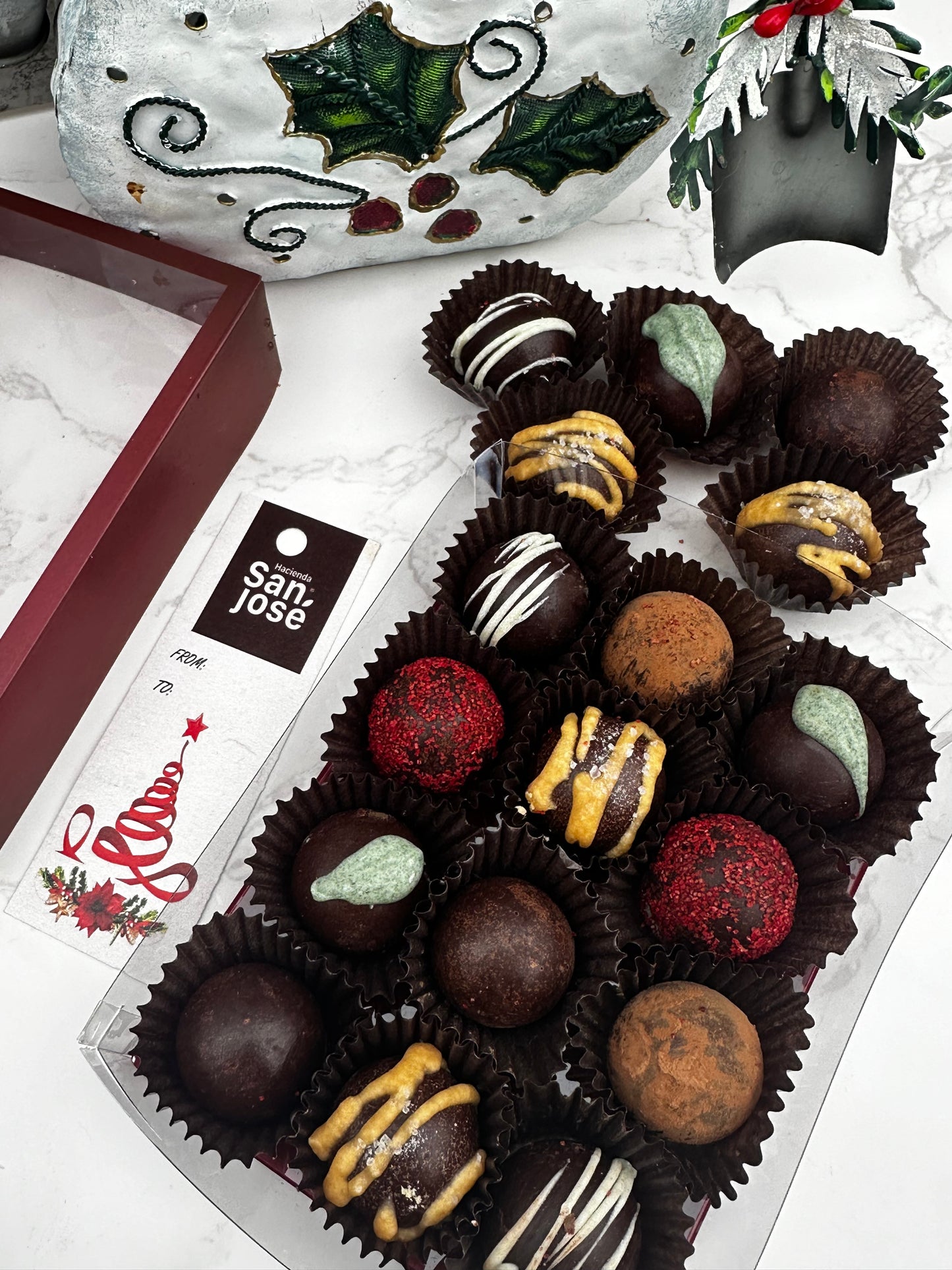 Chocolate Ganache Truffle Box-12 pieces/box